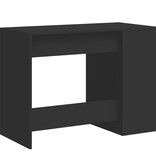VidaXL Bureau 102x50x75 cm bewerkt hout zwart