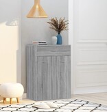 VidaXL Schoenenkast 60x35x84 cm bewerkt hout grijs sonoma