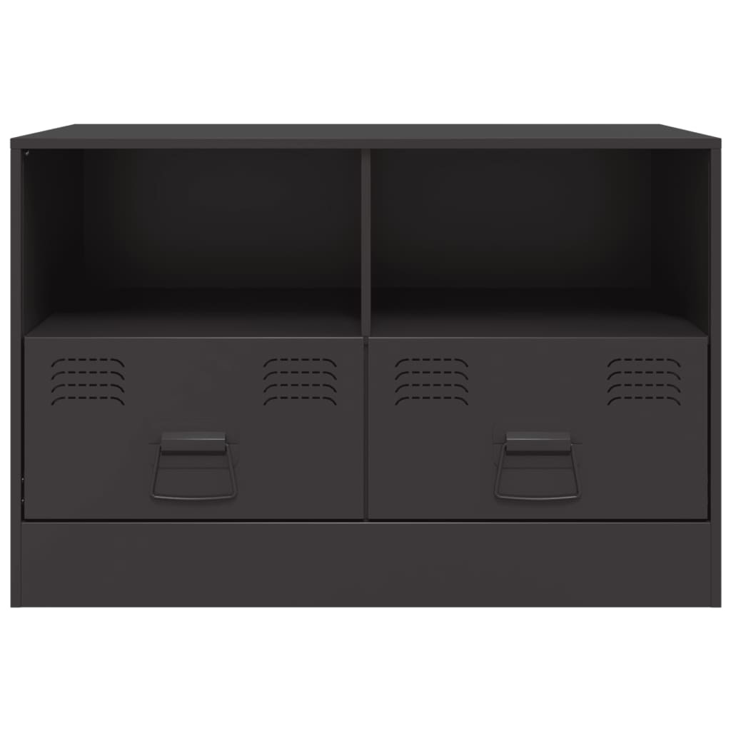VidaXL Tv-meubelen 2 st 67x39x44 cm staal zwart