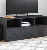 VidaXL Tv-meubel 99x39x44 cm staal antracietkleurig