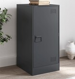 VidaXL Dressoir 34,5x39x73 cm staal antracietkleurig