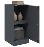 VidaXL Dressoir 34,5x39x73 cm staal antracietkleurig