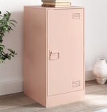 VidaXL Dressoir 34,5x39x73 cm staal roze