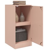 VidaXL Dressoir 34,5x39x73 cm staal roze