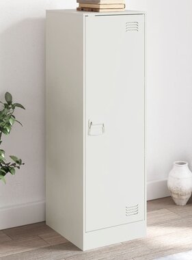 VidaXL Dressoir 34,5x39x107 cm staal wit