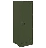 VidaXL Dressoir 34,5x39x107 cm staal olijfgroen