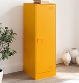 VidaXL Dressoir 34,5x39x107 cm staal mosterdgeel