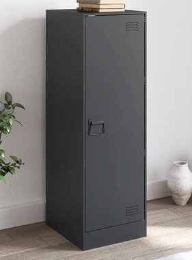 VidaXL Dressoir 34,5x39x107 cm staal antracietkleurig