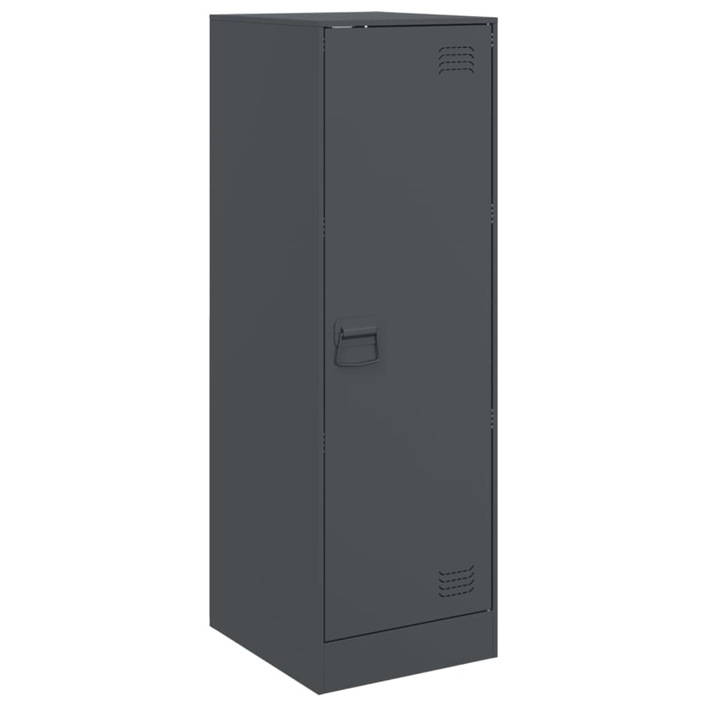 VidaXL Dressoir 34,5x39x107 cm staal antracietkleurig