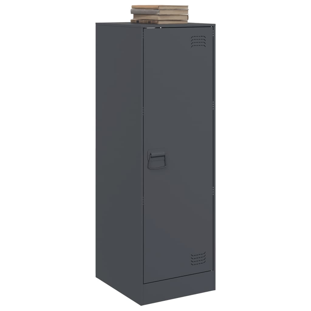 VidaXL Dressoir 34,5x39x107 cm staal antracietkleurig