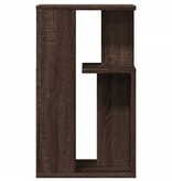VidaXL Bijzettafel 35x35x60 cm bewerkt hout bruin eikenkleurig