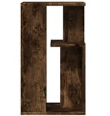VidaXL Bijzettafel 35x35x60 cm bewerkt hout gerookt eikenkleurig