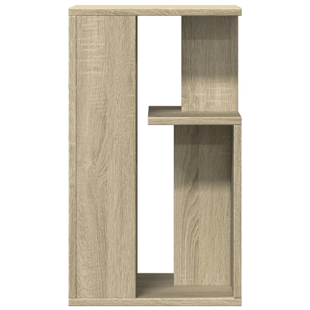VidaXL Bijzettafel 35x35x60 cm bewerkt hout sonoma eikenkleurig