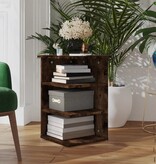 VidaXL Bijzetkast 35x35x55 cm bewerkt hout gerookt eikenkleurig