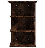 VidaXL Bijzetkast 35x35x55 cm bewerkt hout gerookt eikenkleurig