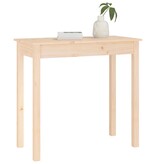 VidaXL Wandtafel 80x40x75 cm massief grenenhout