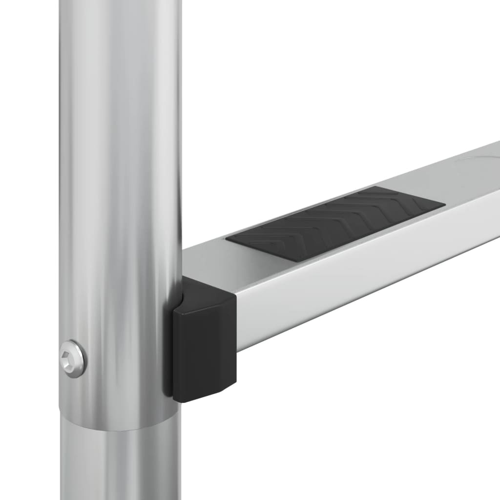 VidaXL Zwembadladder 54x38x158 cm 304 roestvrijstaal