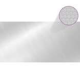 VidaXL Zwembadhoes 975x488 cm PE zilverkleurig