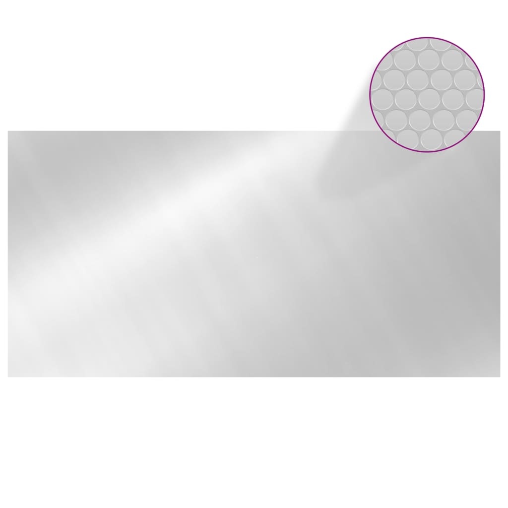 VidaXL Zwembadhoes 975x488 cm PE zilverkleurig