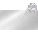 VidaXL Zwembadhoes 975x488 cm PE zilverkleurig