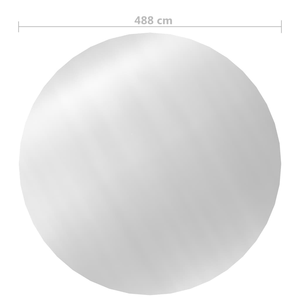 VidaXL Zwembadhoes 488 cm PE zilverkleurig