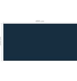 VidaXL Zwembadfolie solar drijvend 488x244 cm PE zwart en blauw