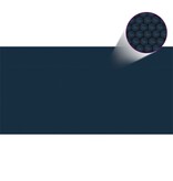 VidaXL Zwembadfolie solar drijvend 400x200 cm PE zwart en blauw