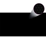 VidaXL Zwembadfolie solar drijvend 400x200 cm PE zwart en blauw