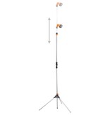 vidaXL Buitendouche met statief 221 cm aluminium