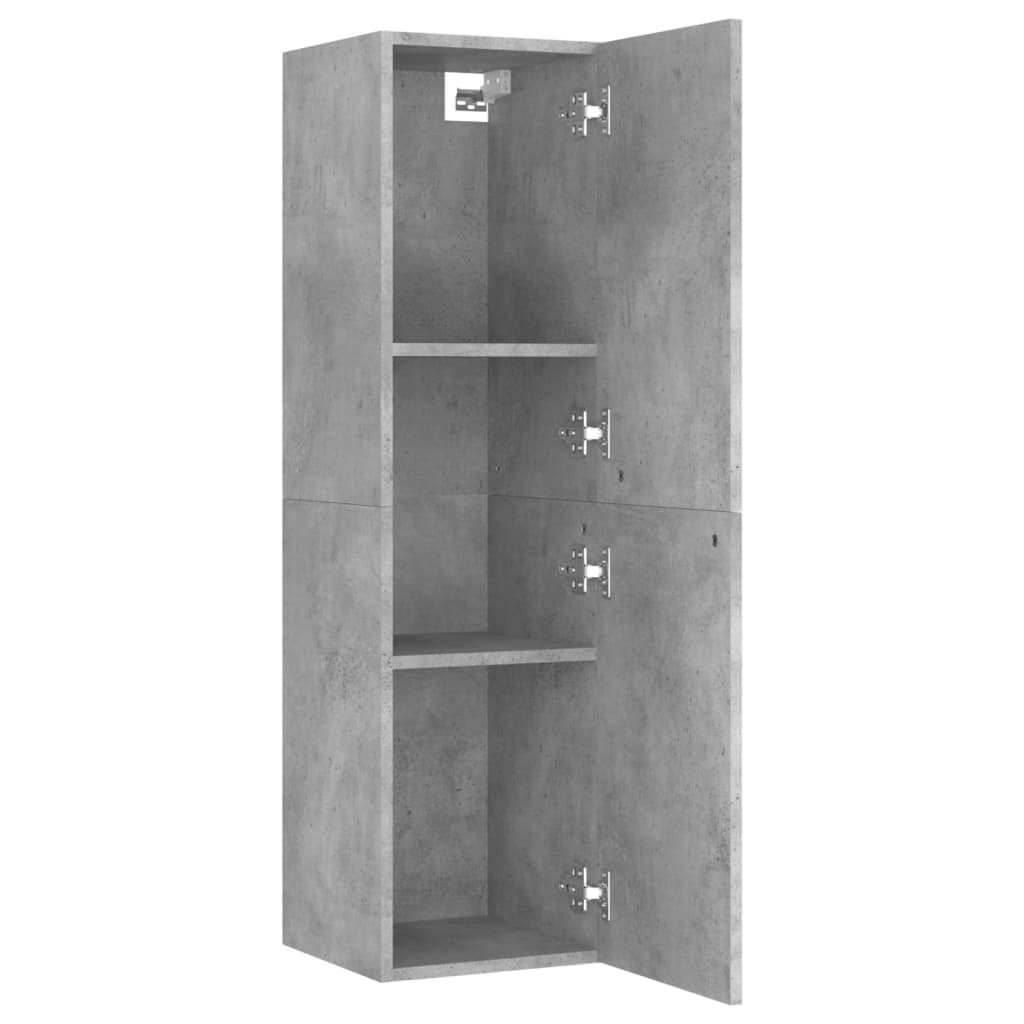 VidaXL Tv-meubel 30,5x30x110 cm bewerkt hout betongrijs