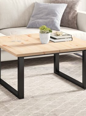 VidaXL Tafelbladen 2 st rechthoekig 90x45x2,5 cm massief grenenhout