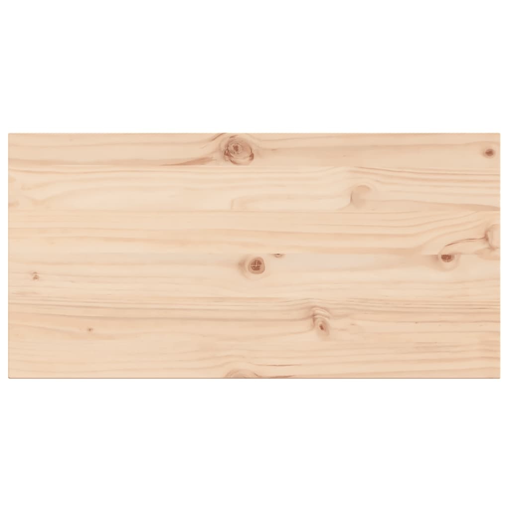 VidaXL Tafelbladen 2 st rechthoekig 90x45x2,5 cm massief grenenhout