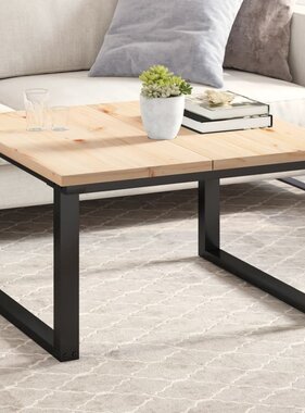VidaXL Tafelbladen 2 st rechthoekig 80x40x2,5 cm massief grenenhout