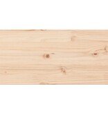 VidaXL Tafelbladen 2 st rechthoekig 80x40x2,5 cm massief grenenhout