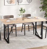 VidaXL Tafelbladen 3 st rechthoekig 80x53x1,7 cm massief grenenhout