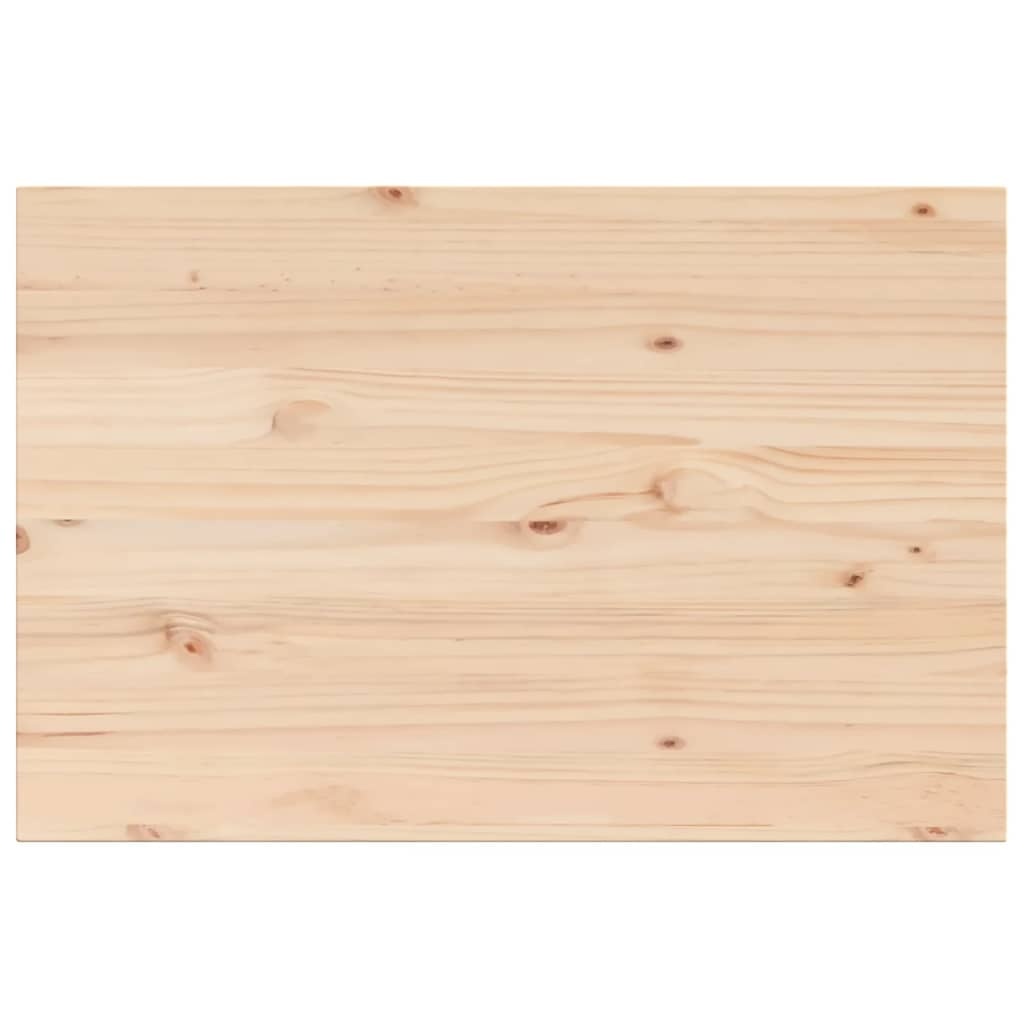 VidaXL Tafelbladen 3 st rechthoekig 80x53x1,7 cm massief grenenhout
