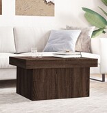 VidaXL Salontafel 100x55x40 cm bewerkt hout bruin eikenkleur