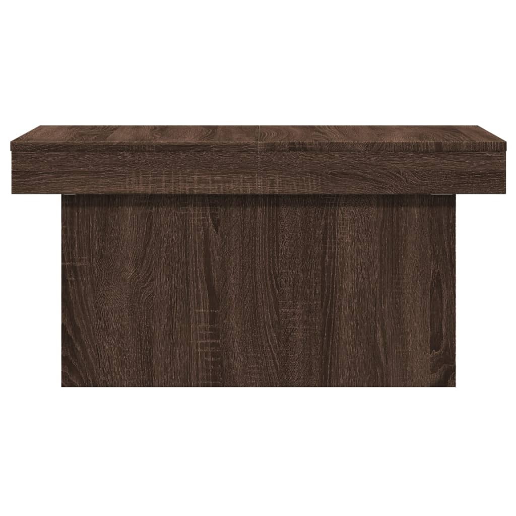VidaXL Salontafel 100x55x40 cm bewerkt hout bruin eikenkleur
