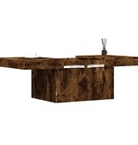 VidaXL Salontafel 100x55x40 cm bewerkt hout gerookt eikenkleurig