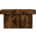 VidaXL Salontafel 100x55x40 cm bewerkt hout gerookt eikenkleurig