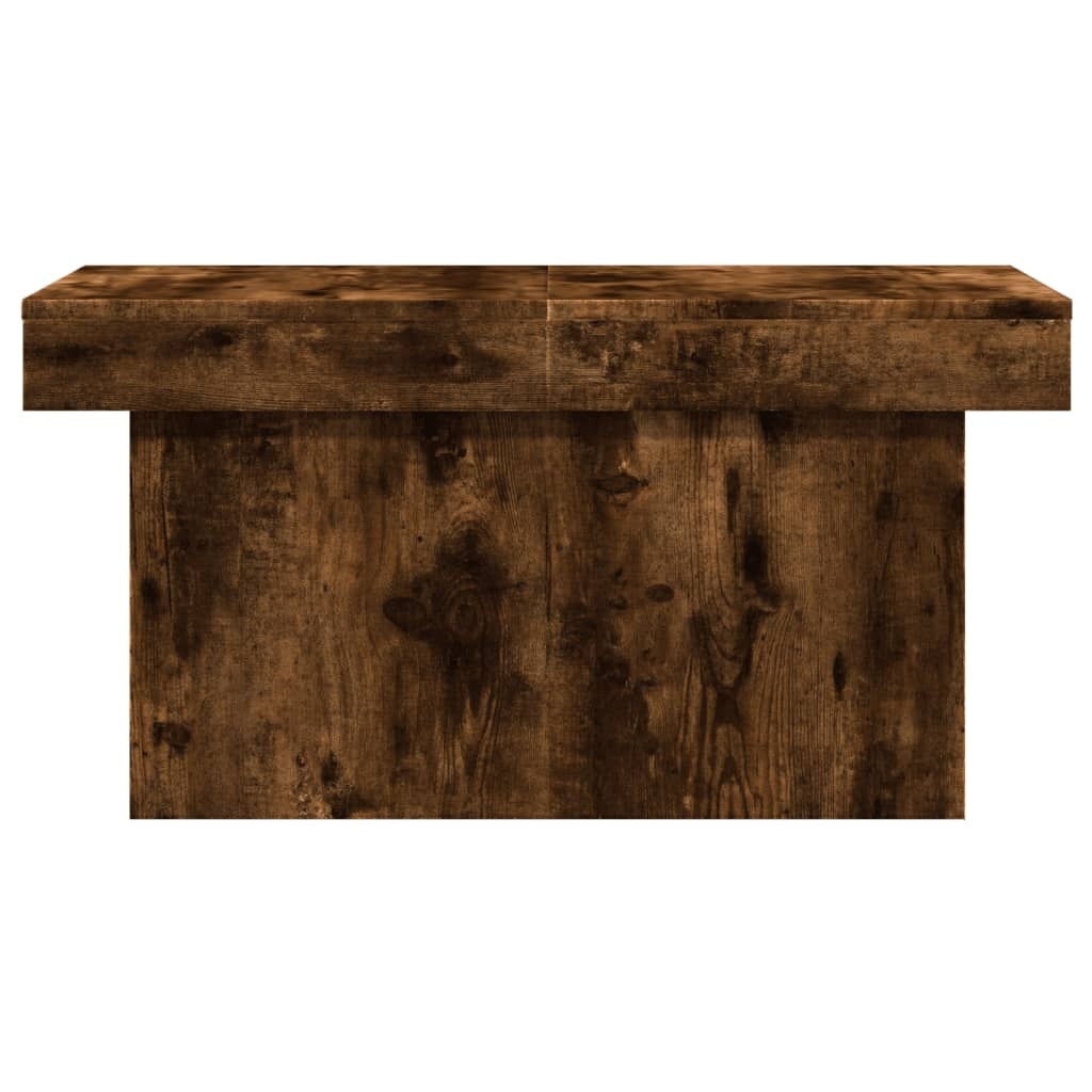 VidaXL Salontafel 100x55x40 cm bewerkt hout gerookt eikenkleurig