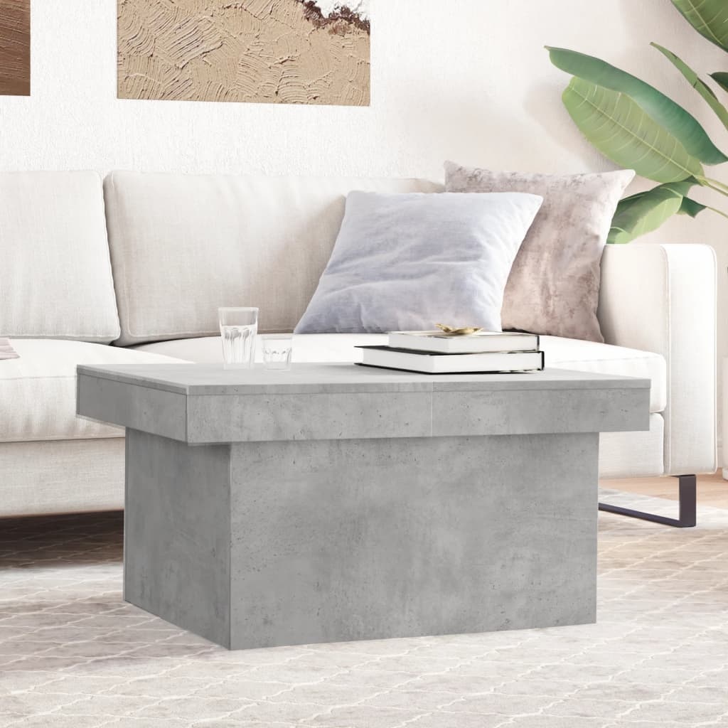 VidaXL Salontafel 100x55x40 cm bewerkt hout betongrijs
