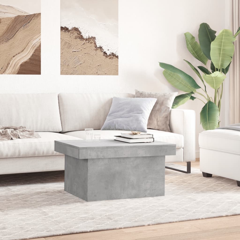 VidaXL Salontafel 100x55x40 cm bewerkt hout betongrijs