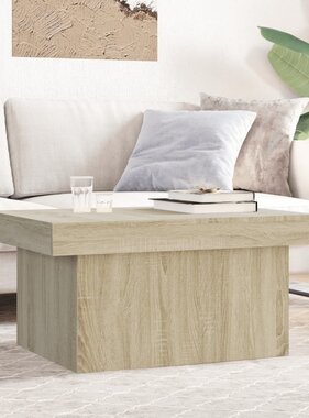 VidaXL Salontafel 100x55x40 cm bewerkt hout sonoma eikenkleurig
