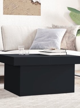 VidaXL Salontafel 100x55x40 cm bewerkt hout zwart