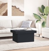 VidaXL Salontafel 100x55x40 cm bewerkt hout zwart