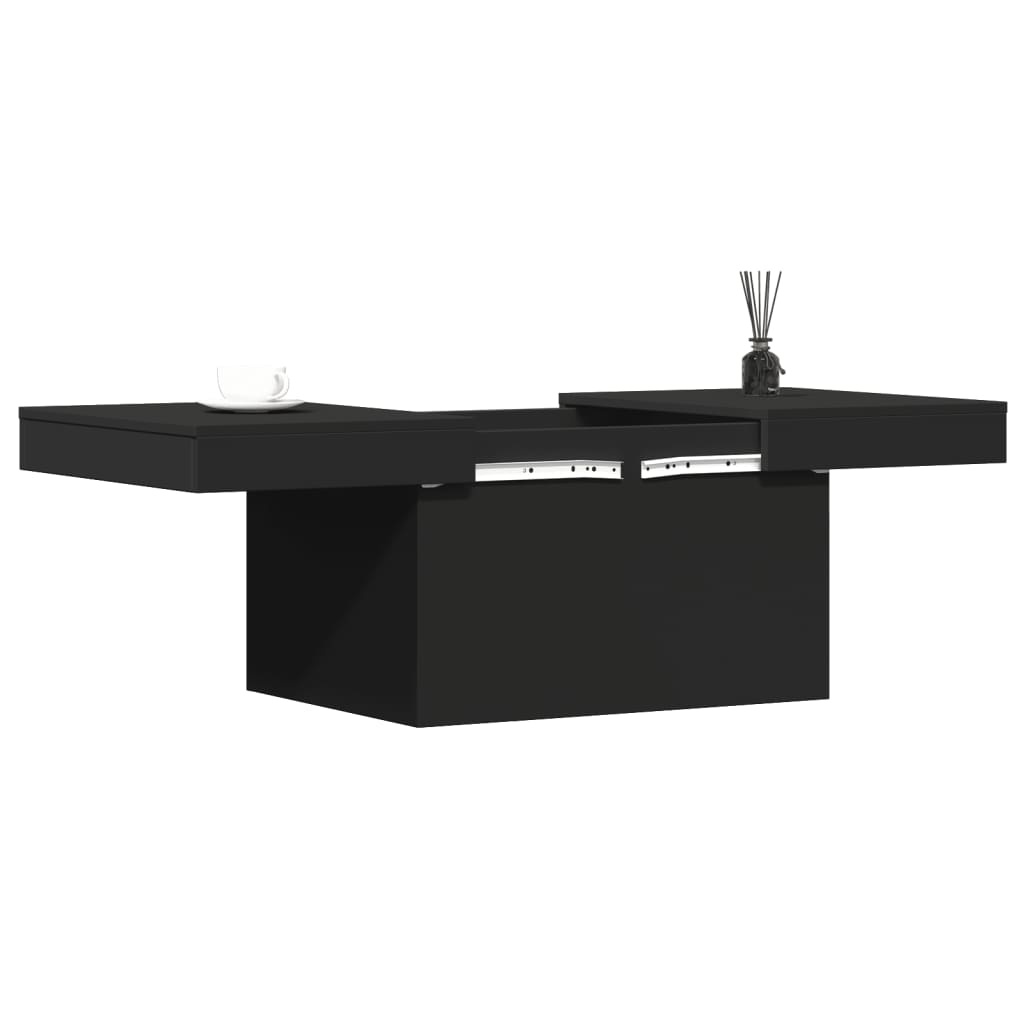 VidaXL Salontafel 100x55x40 cm bewerkt hout zwart