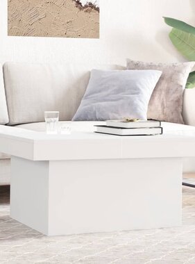 VidaXL Salontafel 100x55x40 cm bewerkt hout wit