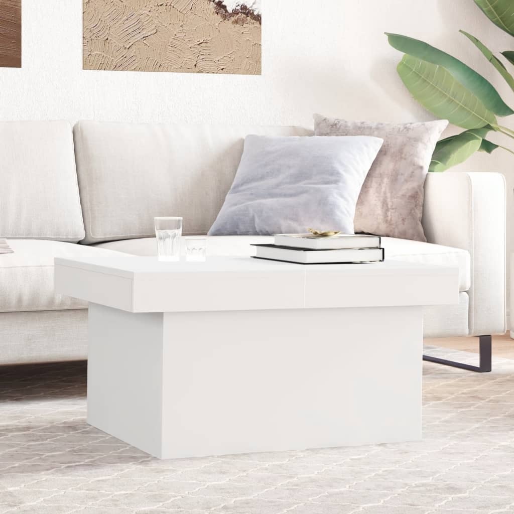 VidaXL Salontafel 100x55x40 cm bewerkt hout wit