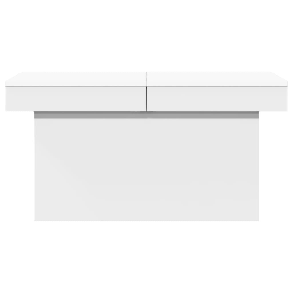 VidaXL Salontafel 100x55x40 cm bewerkt hout wit